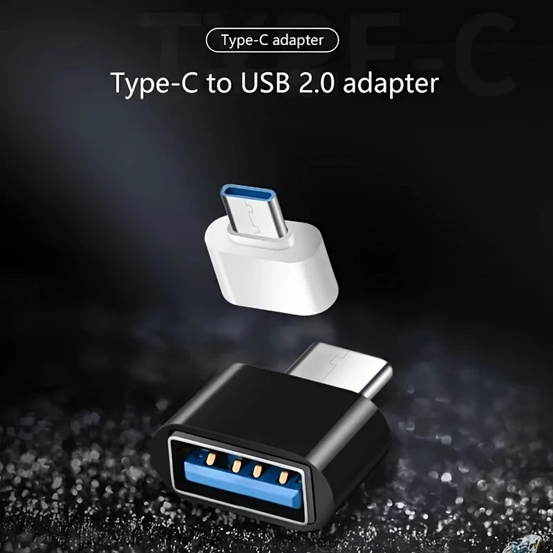 Adaptador otg tipo c a usb pequeño