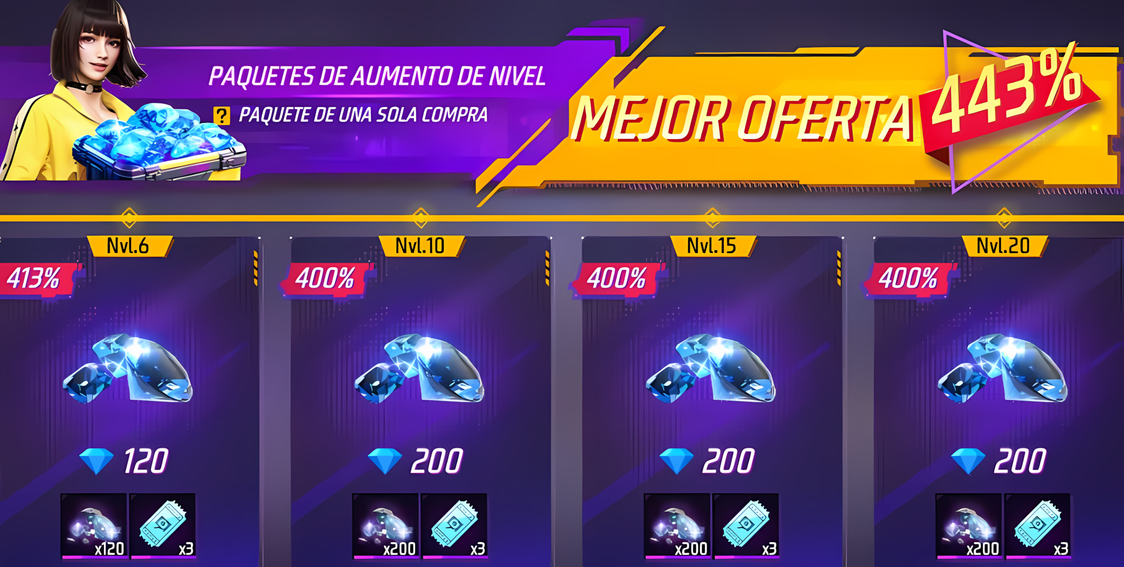 Membresía Mensual Free Fire en El Salvador